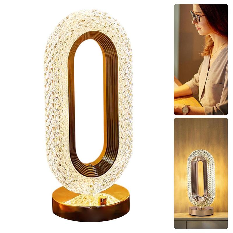 🎅2026 Hot Sale 50% OFF!!🎄50K+ SOLD! 🎁✨Rechargeable Luxury Crystal LED Night Light Lamp