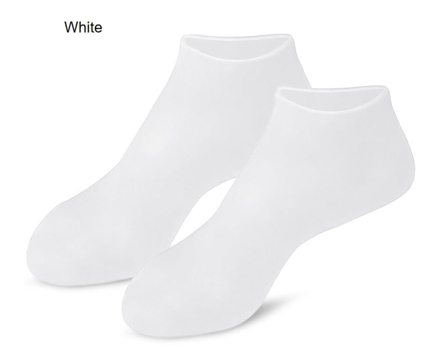 🔥Get 3 items when you buy 1!✨️Enjoy a foot spa anytime anywhere!👣Moisturizing Foot Mask Exfoliating Silicone Socks Beach Protective Socks(3pcs)