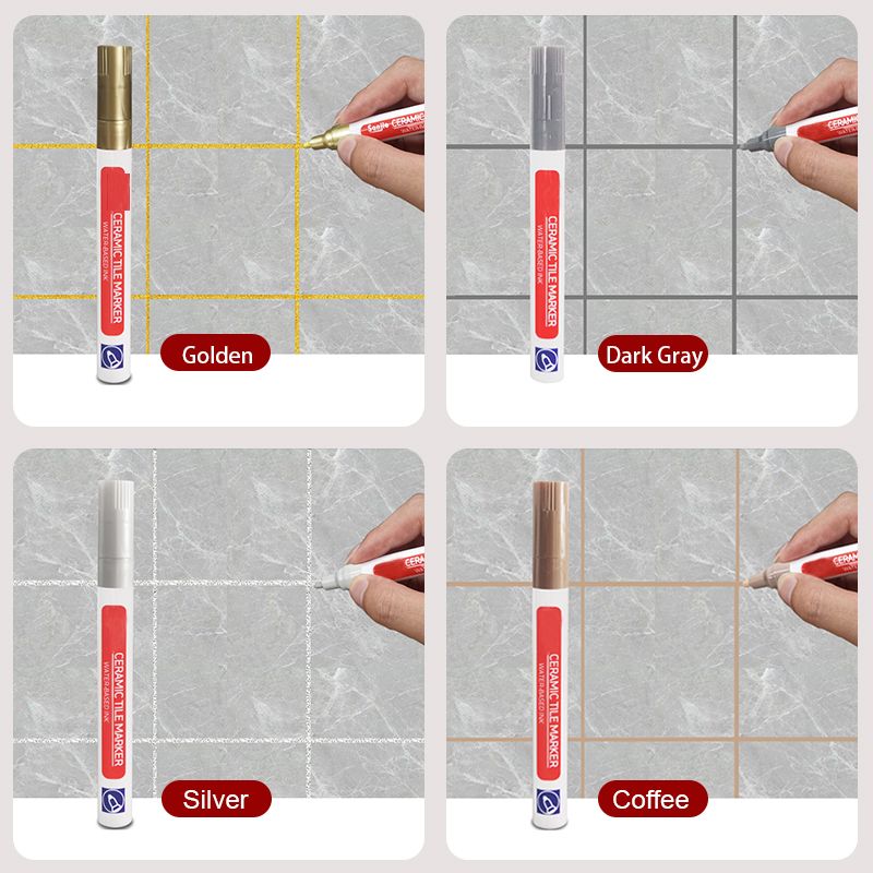 Mold-resistant and waterproof ceramic tile grout pen
