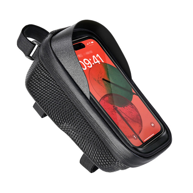 🚲 HOT SALE! ⚡ Waterproof Bike Mounted Phone Holder Bag – Waterproof & Dustproof, Shockproof Protection, Adjustable Strap, Secure Fit for Cycling & Outdoor Activities 📱