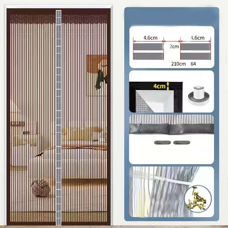🚪 50% OFF NOW! 🧲 Heavy-Duty Magnetic Screen Door – Self-sealing & pet-friendly – Easy install, no tools – keeps bugs out, lets fresh air in – perfect for patios or backdoors 🌿
