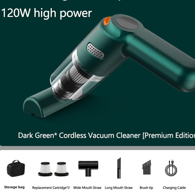 ⏰50% OFF – LAST CHANCE⏰ Cordless Car Vacuum – 10000Pa Suction, 4000mAh – 30-Min Runtime, Washable HEPA – Includes Nozzles & Cleaning Cloth! 🔥