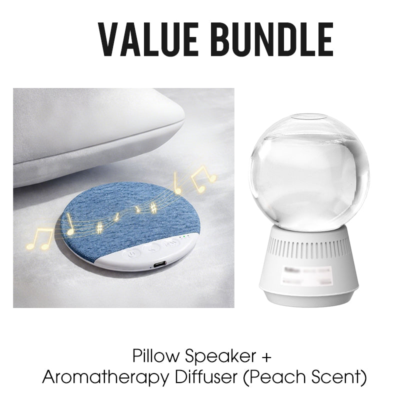 💤 Sleep Audio Without Earbuds – Wireless Pillow Speaker