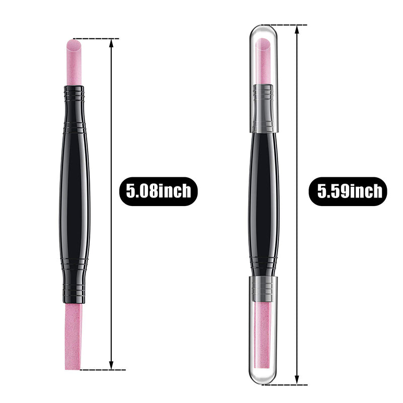 Double-Headed Nail Quartz Nail File Polishing Pen
