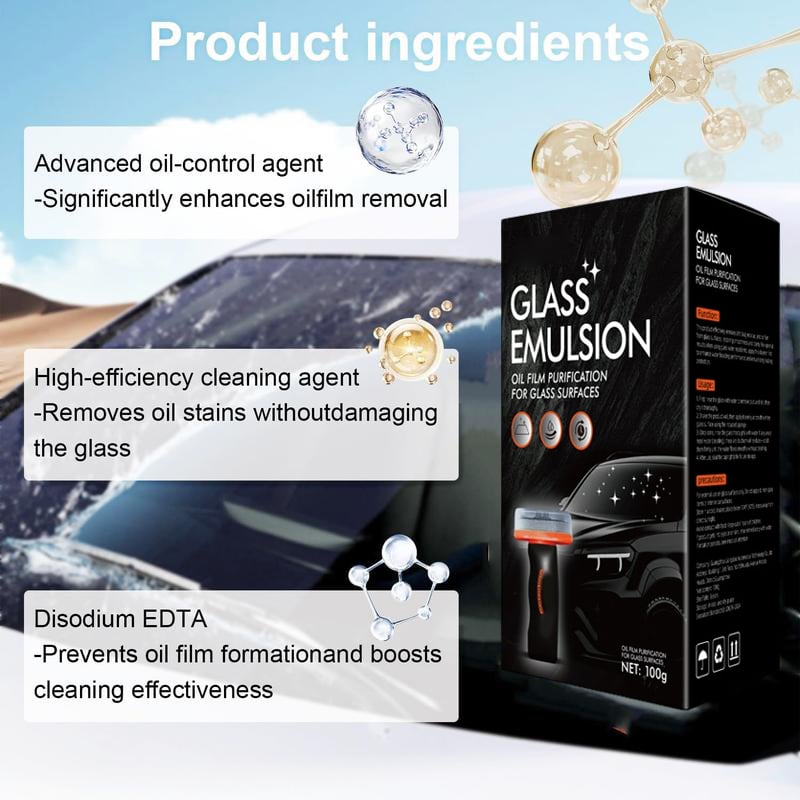 🎁Last Day Sale 70% OFF⚡50K+ SOLD!🔥🔥2025 Handheld Glass Oil-Film Remover
