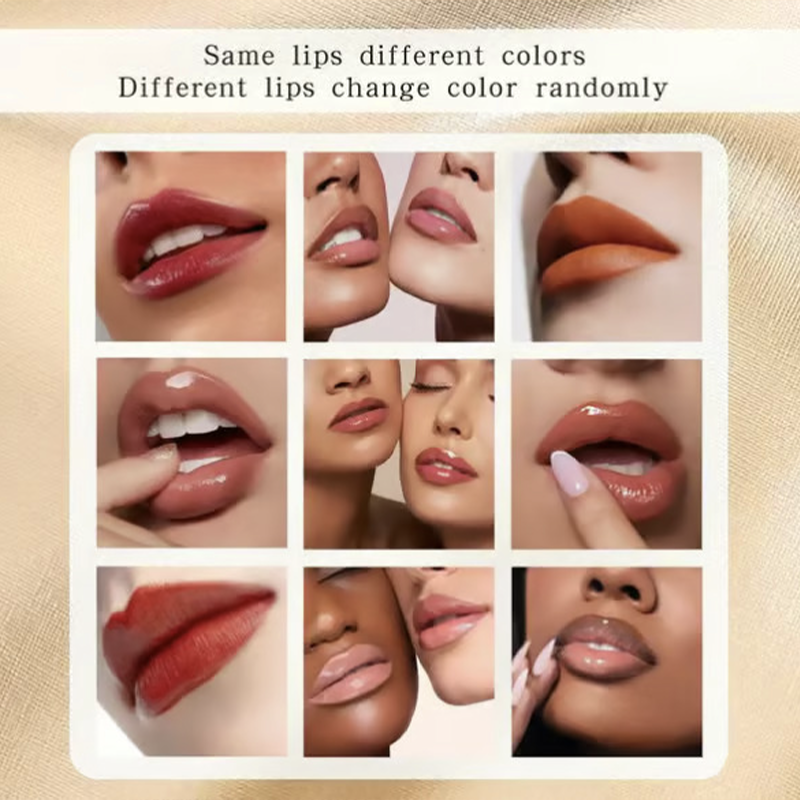 ⏰ Last Day Promotion!🎁- ✨Transferproof Color-Changing Lipstick💄CrystalClear Color Alchemy 💋 Auto-Tints on Contact!