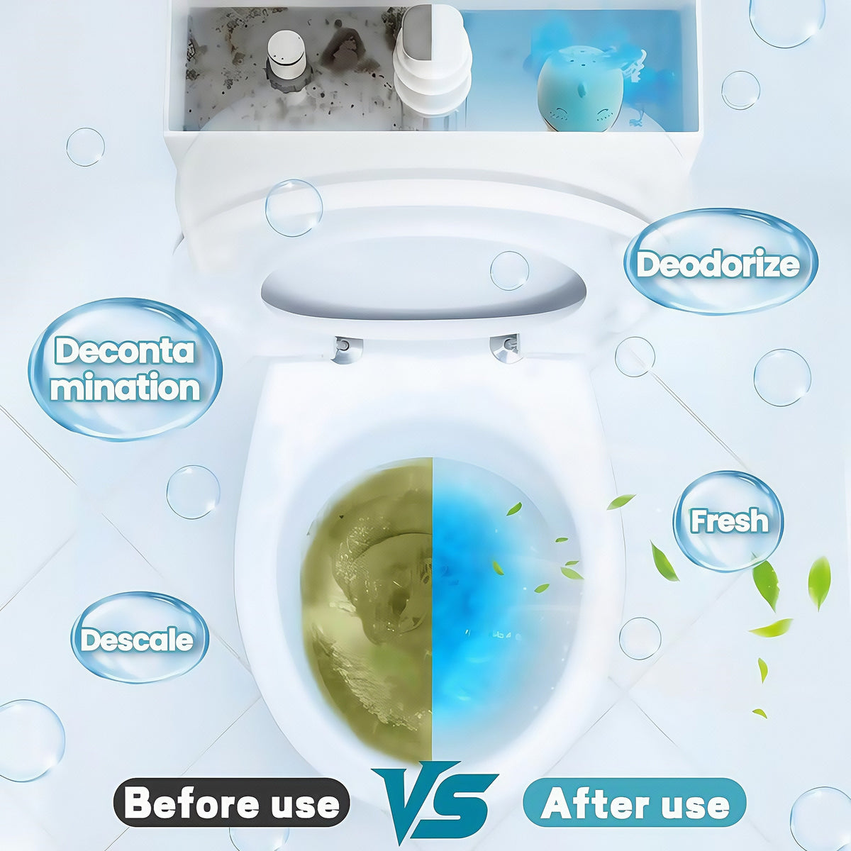 🥳2026 HOT SALE🥳💞50K+ SOLD!🚽✨ 50% OFF! Magic Toilet Cleaning Deodorant – 90‑day long‑lasting, auto‑cleans with every flush. Removes stains & odours – no scrubbing! 🌸💧