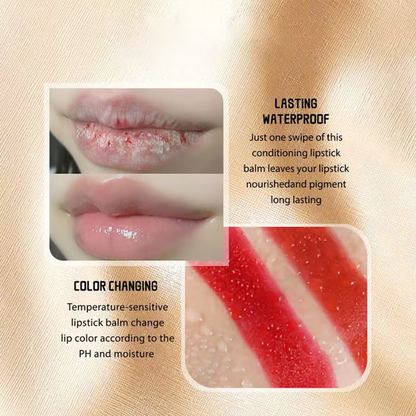 ⏰ Last Day Promotion!🎁- ✨Transferproof Color-Changing Lipstick💄CrystalClear Color Alchemy 💋 Auto-Tints on Contact!