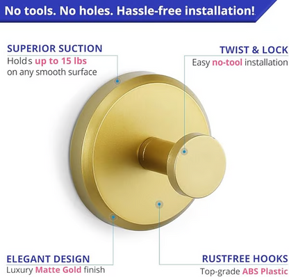 ⏰Last Day Hot Sale!!⌛🎄2025 Upgraded Suction Cup Hooks