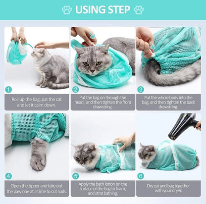 (🔥HOT SALE NOW-50% OFF )🐱Multi-functional Pet Grooming Bath Bag