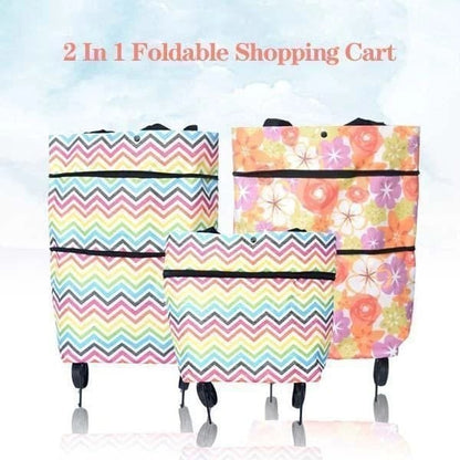 🔥HOT SALE 50% OFF🔥2-in-1 Shopping Bag Foldable Green Bag