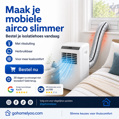 🔥Isolatiehoes voor aircoslangen: onmisbaar in huis tijdens de zomer