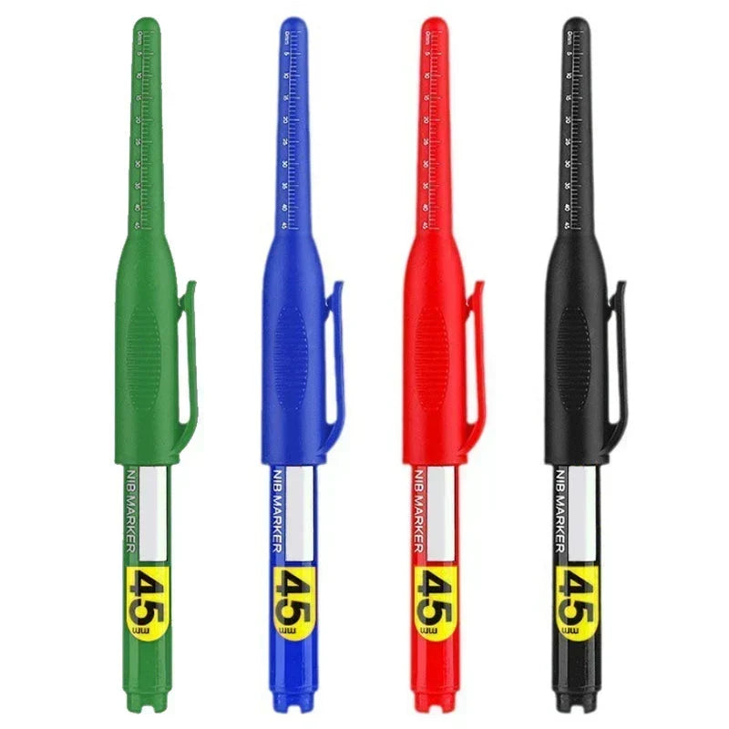 ✏️ Deep Hole Marker – 45mm Extra-Long Nib for Hard-to-Reach Marking