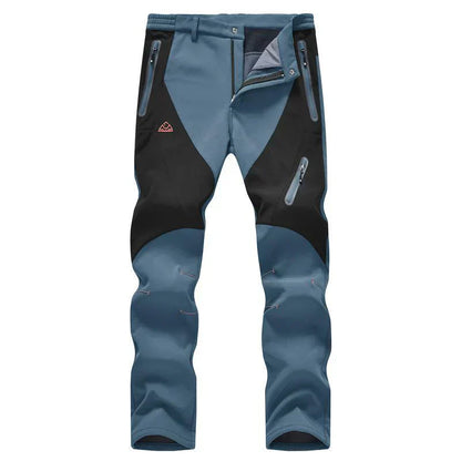🏆LAST DAY SALE 50% OFF!!🔥Men's Waterproof Winter Trousers with Fleece Lining Cargo Pants