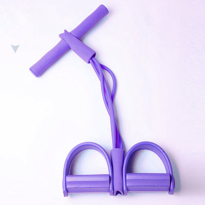 🎁Limited time 50% OFF⏳21 Fitness Resistance Bands-4 Tube Pedal Ankle Puller