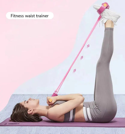 🎁Limited time 50% OFF⏳21 Fitness Resistance Bands-4 Tube Pedal Ankle Puller