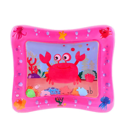 Inflatable water-sensitive mat for babies and pets