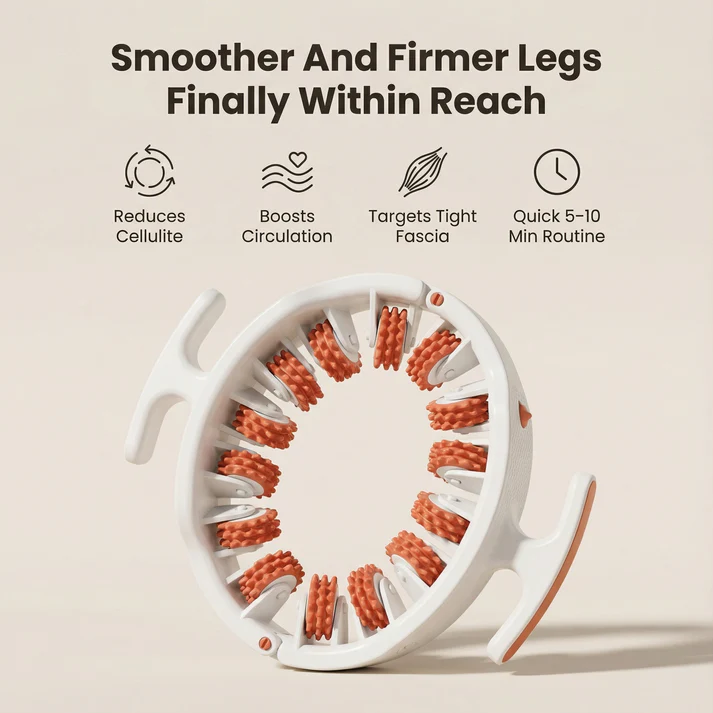 12-Roll Leg Circular Roller Fitness Yoga