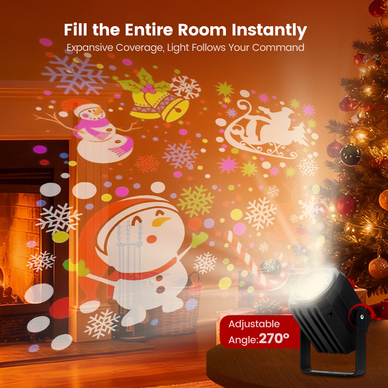 ⏰Black Friday Countdown! ⚡🔥50% OFF🎅Rotating LED Christmas Pattern Projector Light