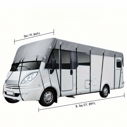 🎃Halloween Deal 50% OFF!🚐Caravan & Motorhome Roof Cover – 210D Oxford with Secure Adjustable Straps