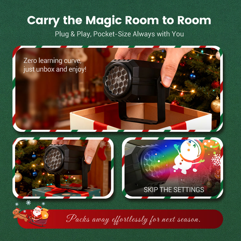 ⏰Black Friday Countdown! ⚡🔥50% OFF🎅Rotating LED Christmas Pattern Projector Light