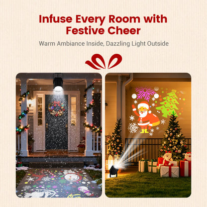 ⏰Black Friday Countdown! ⚡🔥50% OFF🎅Rotating LED Christmas Pattern Projector Light