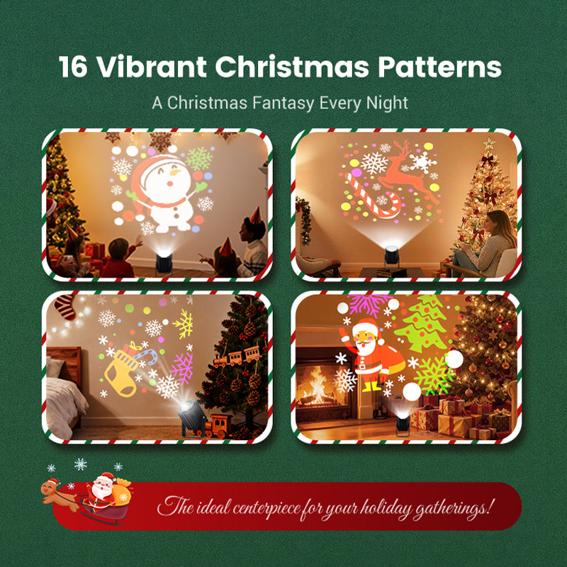 ⏰Black Friday Countdown! ⚡🔥50% OFF🎅Rotating LED Christmas Pattern Projector Light