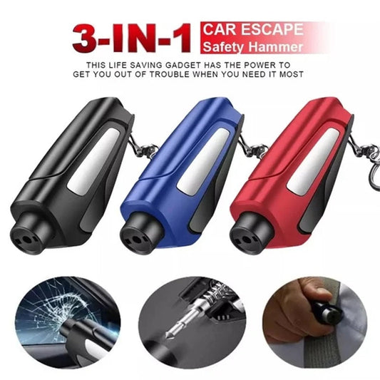 2-in-1 Emergency Window Breaker & Seatbelt Cutter