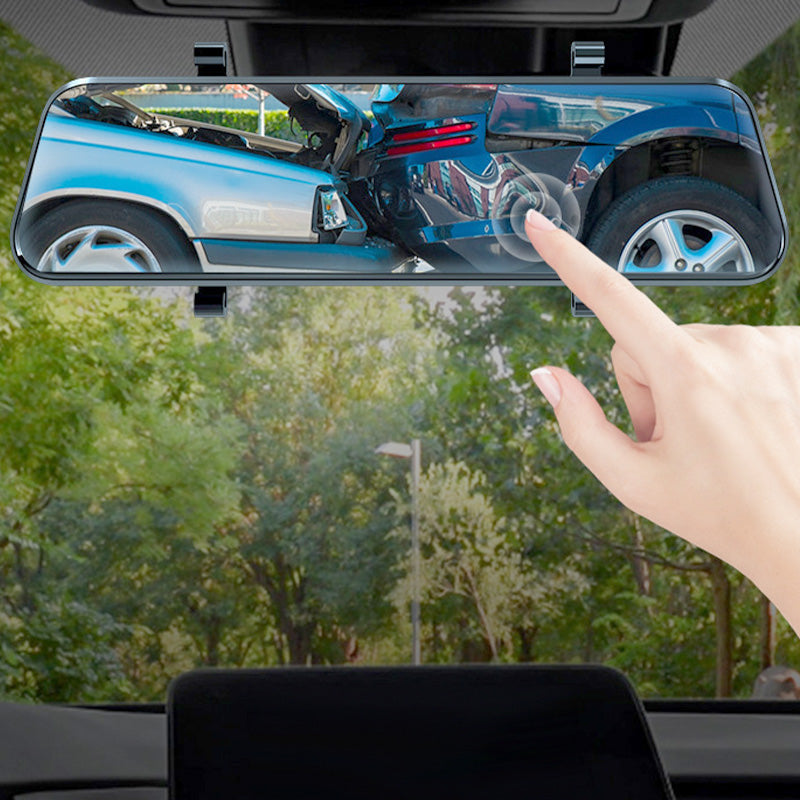 🔥2025 Hot Sale✈️Touch Screen Rear View Mirror Dash Cam Smart Mirror