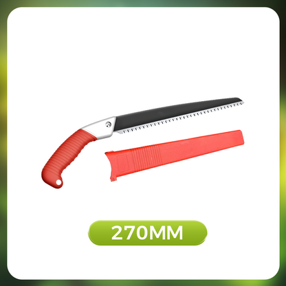 🌿 50% OFF NOW ! ⚡ Lightweight And Sharp Universal Pruning Saw With Sheath – SK5 Steel, Fast Cutting & Ergonomic Grip 🔪