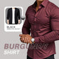 Men's Solid Color Lapel Long Sleeve Button-Down Shirts