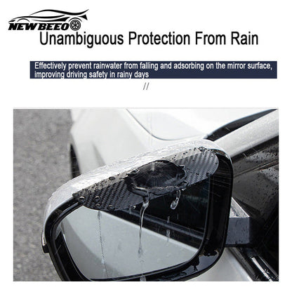 🚗 BUY 1 GET 1 FREE! ✨ New Carbon Fiber Rain Eyebrow - Ultra-Lightweight & Durable Design with Universal Mounts for Cars/Motorcycles 🌧️🔧