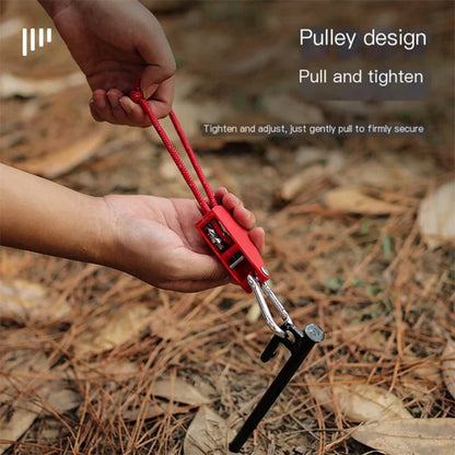 🔥Hot for School🪢Portable Adjustable Fix Camping Rope🌳