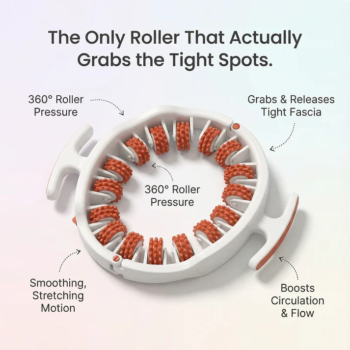 12-Roll Leg Circular Roller Fitness Yoga