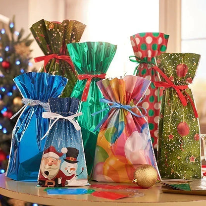 🏆50K+ SOLD! 🔥Christmas Sale 50% OFF🎅Drawstring Christmas Gift Bags (Biodegradable)