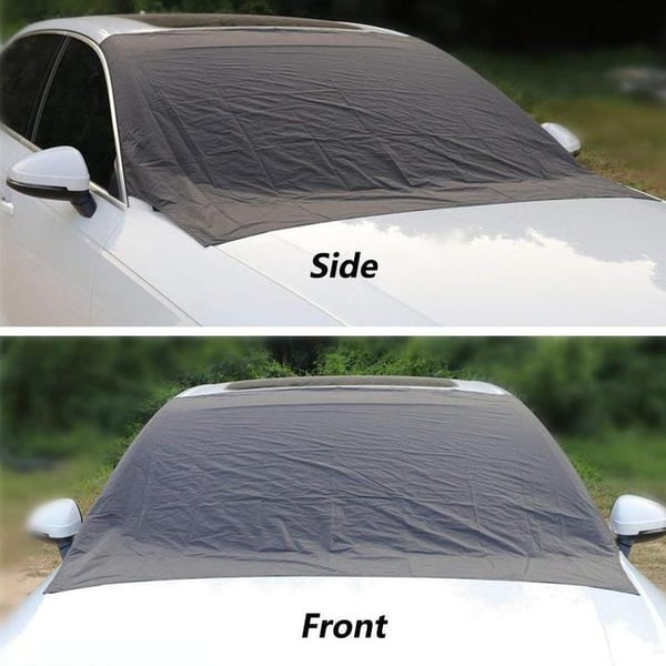 ❄️50% OFF NOW! Windshield Anti-Snow & Anti-Frost Cover with Mirror Protection – Waterproof Windproof Car Front Window Snow Shield, Winter Car Windshield Protector