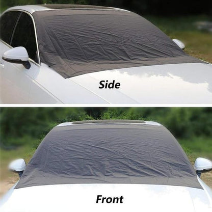 ❄️50% OFF NOW! Windshield Anti-Snow & Anti-Frost Cover with Mirror Protection – Waterproof Windproof Car Front Window Snow Shield, Winter Car Windshield Protector