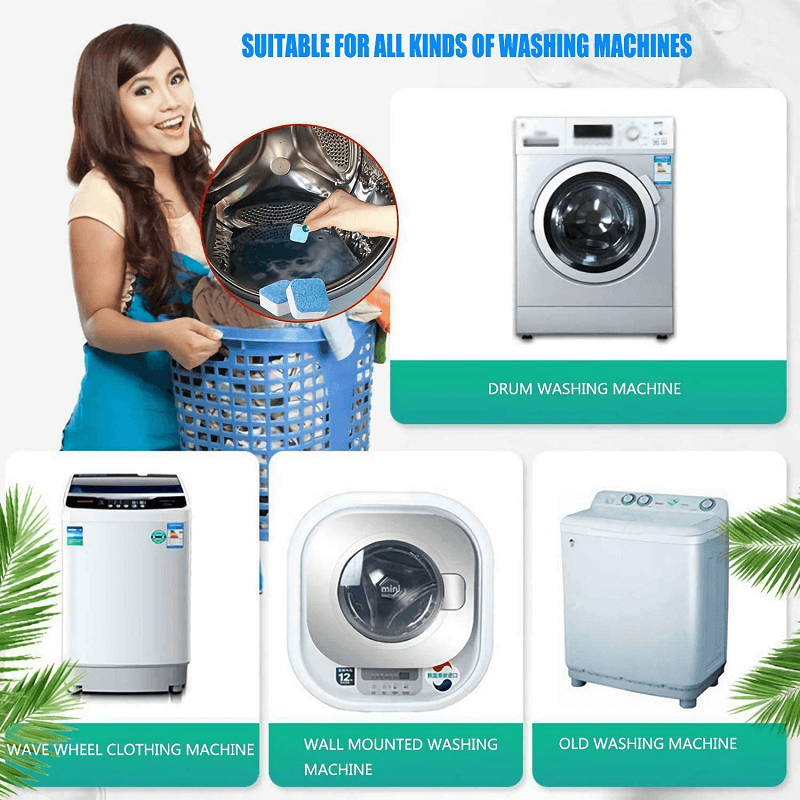 💐50% OFF! Washing Machine Cleaner – Fast action, no rinse, for all machine types 🌀⏱️【Exceptional Price】