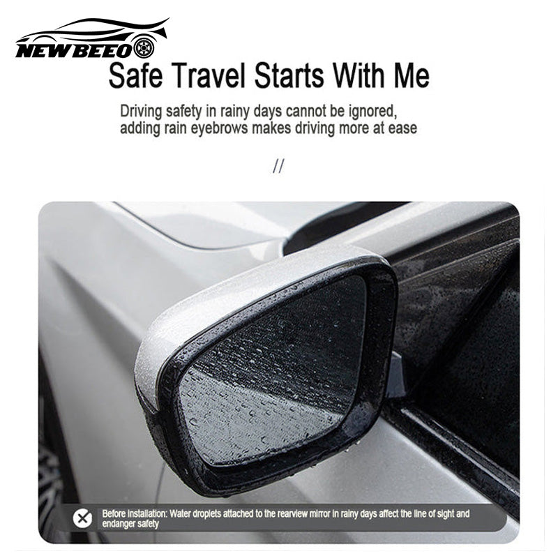 🚗 BUY 1 GET 1 FREE! ✨ New Carbon Fiber Rain Eyebrow - Ultra-Lightweight & Durable Design with Universal Mounts for Cars/Motorcycles 🌧️🔧