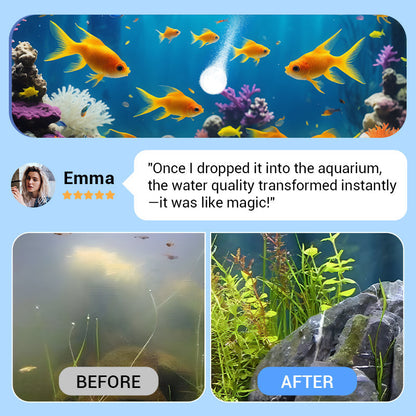 🐠Buy 2 Get 1 Free⚡50K+ SOLD!♻️Powerful Aquarium Water Purification Tablet🌿