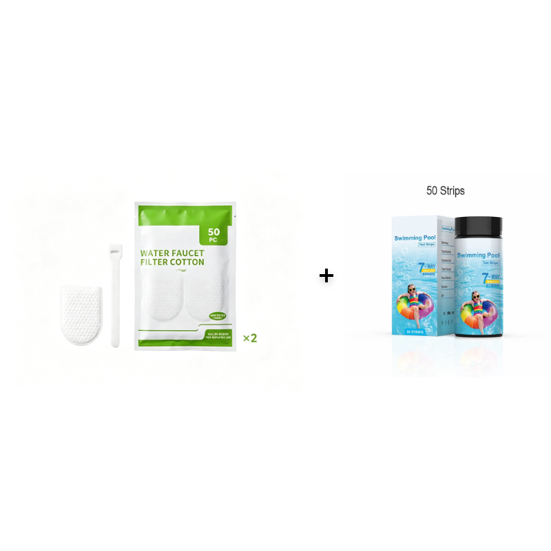 ⏰56%OFF⚡50K+ SOLD!💥Anti-Splash Kitchen Faucet Cotton Filter for Sediment & Rust Removal