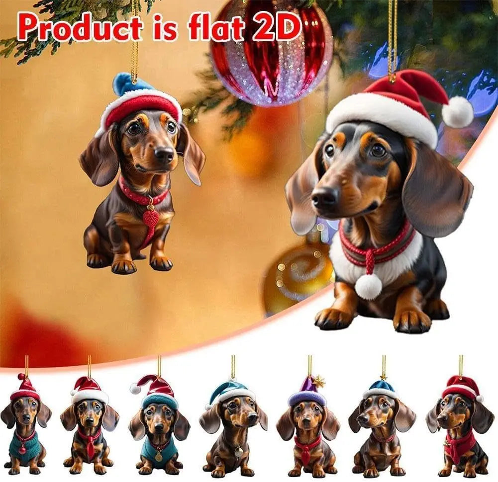 🎄🎁Christmas Sale! BUY 1 GET 1 FREE! 🐕 Puppy-Shaped Christmas Tree Ornaments