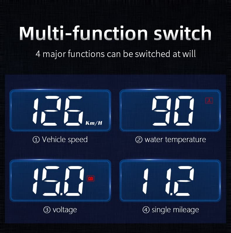 💝Car HUD Speedometer Display Windshield Projector🚗