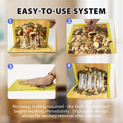 🔥Buy 1 Get 1 Free⚡Limited-time offer📢Extra Large Rat Glue Trap Pads