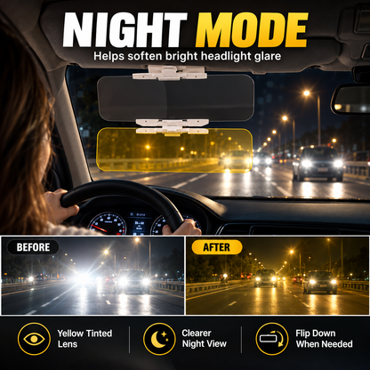 ⏳🔥LIMITED-TIME 50% OFF! ⏰🚗 Drive Safer Day & Night 🌙 Universal HD Anti-Glare Car Visor ✨
