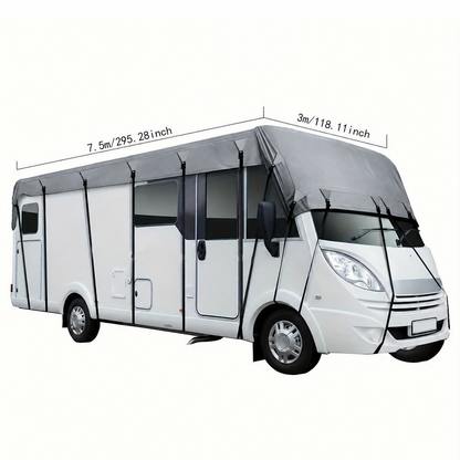🎃Halloween Deal 50% OFF!🚐Caravan & Motorhome Roof Cover – 210D Oxford with Secure Adjustable Straps