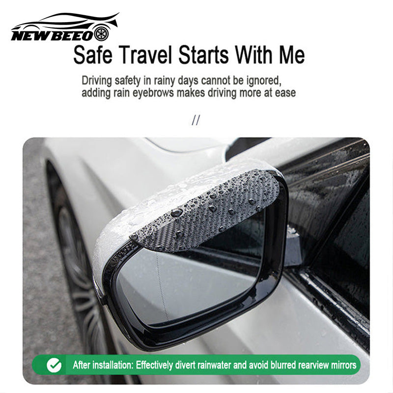 🚗 BUY 1 GET 1 FREE! ✨ New Carbon Fiber Rain Eyebrow - Ultra-Lightweight & Durable Design with Universal Mounts for Cars/Motorcycles 🌧️🔧
