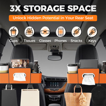 🚗 Car Multifunctional Seat Back Waterproof Storage Bag