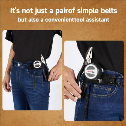 🏆 Last Day Special Price £9.99 ! Tactical Metal Hook Elastic Belt (Unisex)