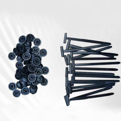 🔧🔗 Universal Nylon Cable Tie Buckles – Quick Snap-On Fastening for Repairs